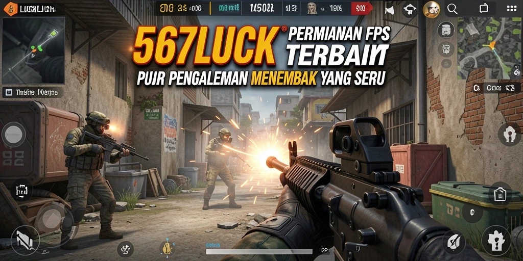 Gameplay seru dari 567LUCK yang menampilkan aksi menembak yang mendebarkan.