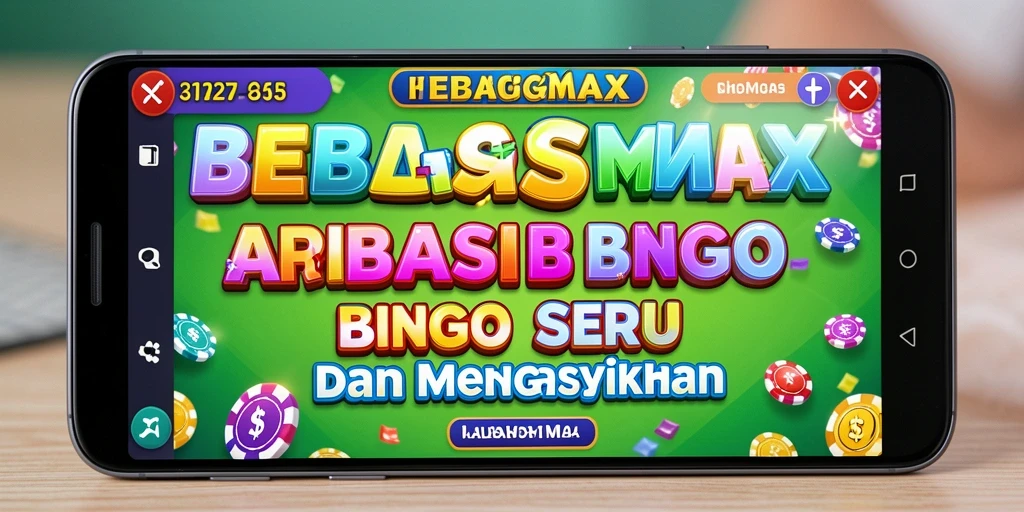 Tampilan gameplay seru dari aplikasi Bingo BEBASMAX.