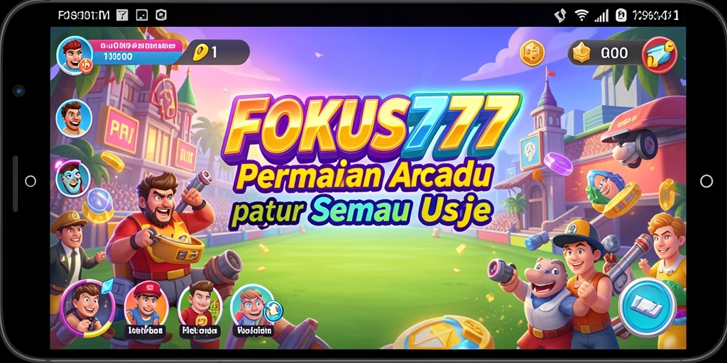 Tampilan seru gameplay FOKUS777 dengan tantangan menarik dan grafis cantik.