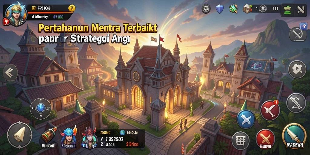 Gameplay seru dan menegangkan dari PPHOKI Tower Defense.