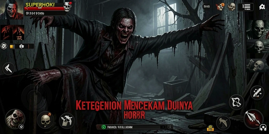 Gameplay mencekam dengan suasana penuh ketegangan.